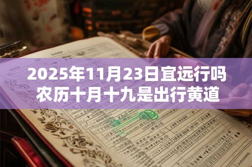 2025年11月23日宜远行吗 农历十月十九是出行黄道吉日吗