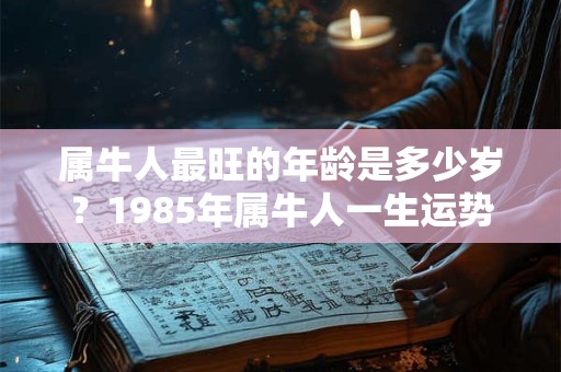 属牛人最旺的年龄是多少岁？1985年属牛人一生运势如何？