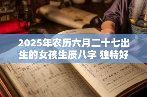 2025年农历六月二十七出生的女孩生辰八字 独特好听的女生名字