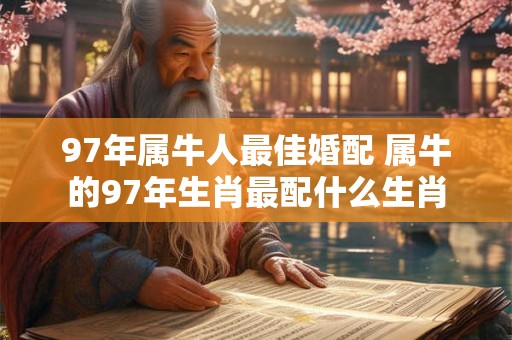 97年属牛人最佳婚配 属牛的97年生肖最配什么生肖