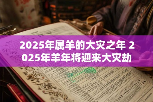 2025年属羊的大灾之年 2025年羊年将迎来大灾劫