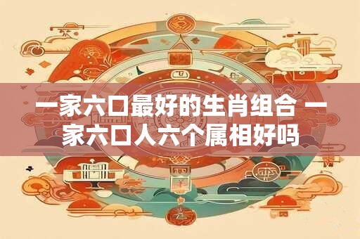 一家六口最好的生肖组合 一家六口人六个属相好吗
