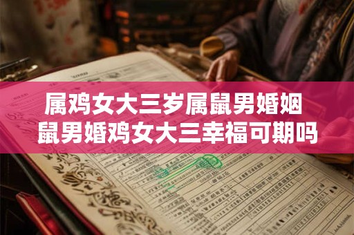 属鸡女大三岁属鼠男婚姻 鼠男婚鸡女大三幸福可期吗