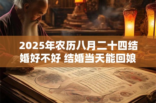 2025年农历八月二十四结婚好不好 结婚当天能回娘家吗