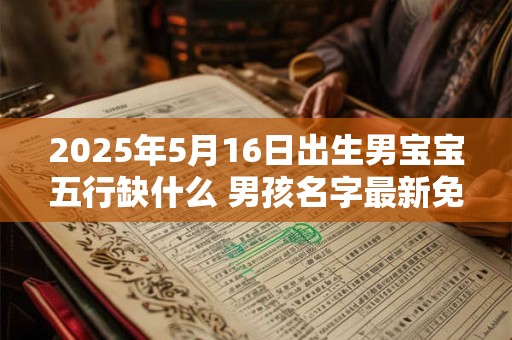 2025年5月16日出生男宝宝五行缺什么 男孩名字最新免费版
