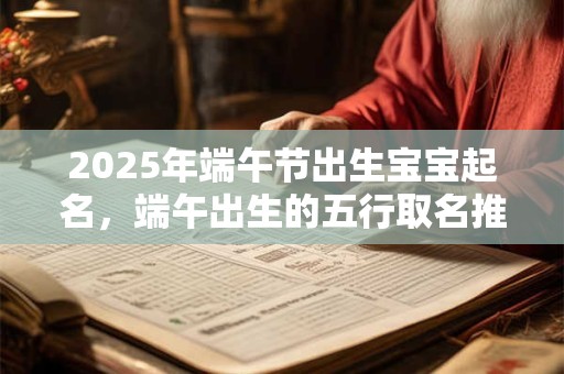 2025年端午节出生宝宝起名，端午出生的五行取名推荐