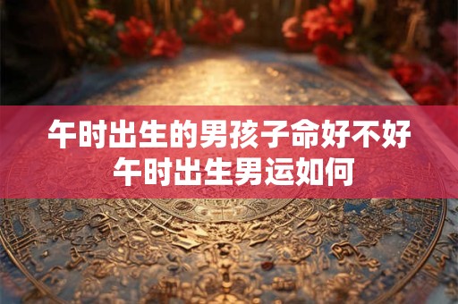 午时出生的男孩子命好不好 午时出生男运如何