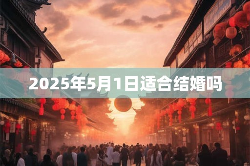 2025年5月1日适合结婚吗