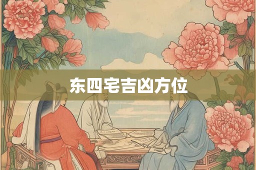 东四宅吉凶方位