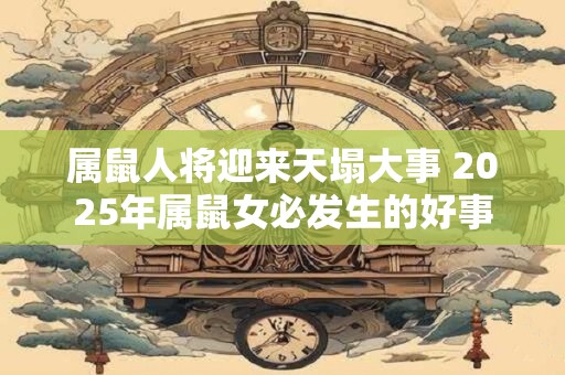 属鼠人将迎来天塌大事 2025年属鼠女必发生的好事