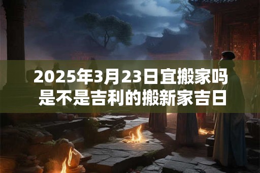 2025年3月23日宜搬家吗 是不是吉利的搬新家吉日