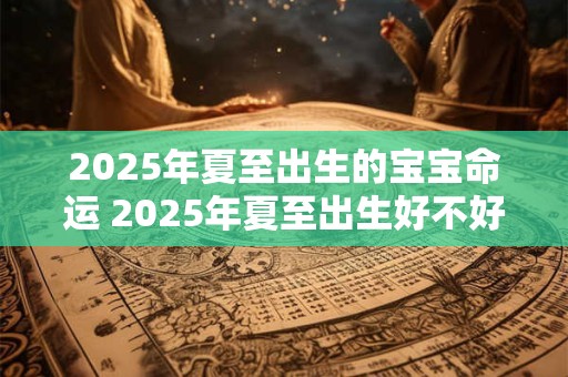 2025年夏至出生的宝宝命运 2025年夏至出生好不好