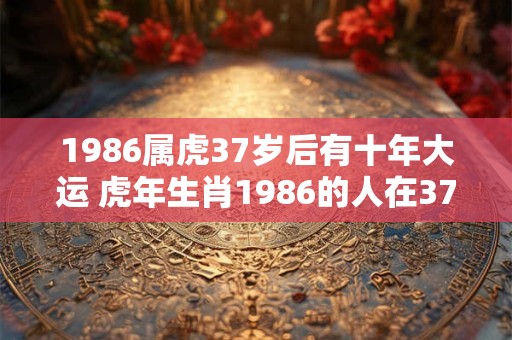 1986属虎37岁后有十年大运 虎年生肖1986的人在37岁后会有什么样的十年大运