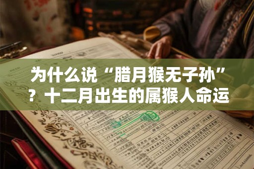 为什么说“腊月猴无子孙”？十二月出生的属猴人命运解析