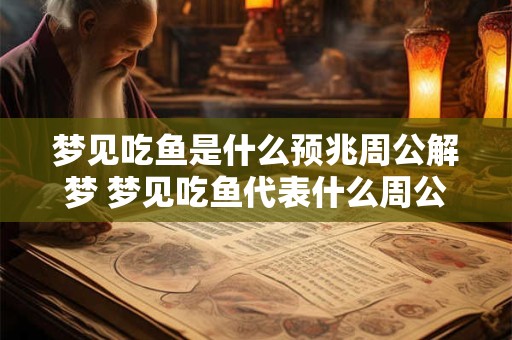 梦见吃鱼是什么预兆周公解梦 梦见吃鱼代表什么周公解梦