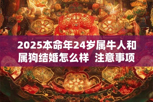 2025本命年24岁属牛人和属狗结婚怎么样  注意事项有什么
