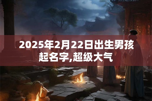 2025年2月22日出生男孩起名字,超级大气