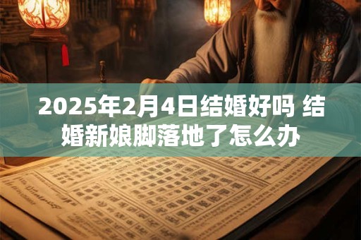 2025年2月4日结婚好吗 结婚新娘脚落地了怎么办