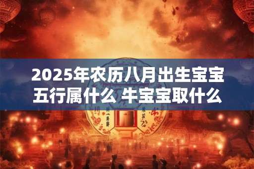 2026年农历八月出生宝宝五行属什么 牛宝宝取什么名字好