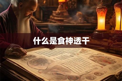 什么是食神透干