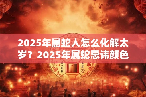 2025年属蛇人怎么化解太岁?2025年属蛇忌讳颜色 2025年属蛇人怎么化解太岁?2025年属蛇忌讳颜色