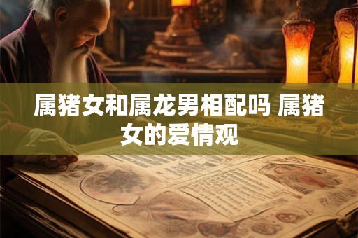属猪女和属龙男相配吗 属猪女的爱情观
