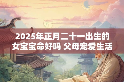 2025年正月二十一出生的女宝宝命好吗 父母宠爱生活无忧