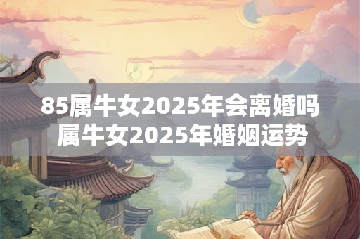 85属牛女2025年会离婚吗 属牛女2025年婚姻运势