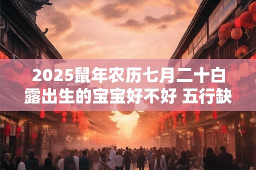 2025鼠年农历七月二十白露出生的宝宝好不好 五行缺什么