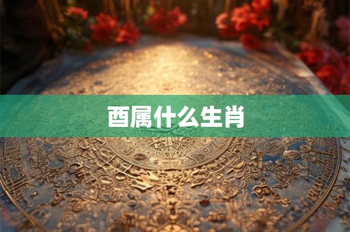 酉属什么生肖
