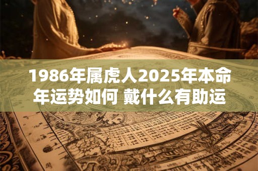 1986年属虎人2025年本命年运势如何 戴什么有助运势