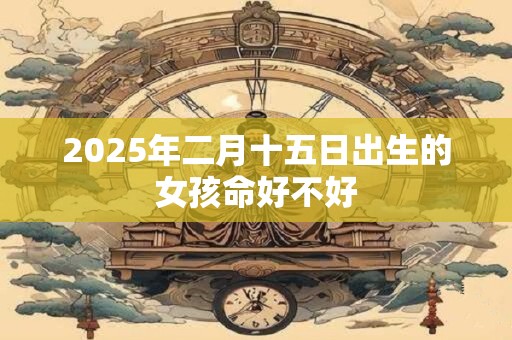 2025年二月十五日出生的女孩命好不好