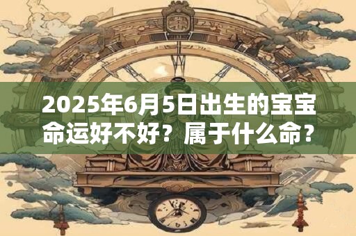 2026年6月5日出生的宝宝命运好不好？属于什么命？