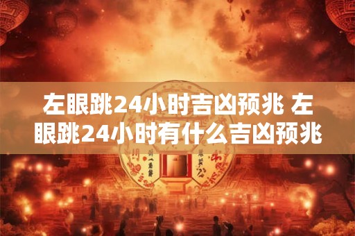 左眼跳24小时吉凶预兆 左眼跳24小时有什么吉凶预兆 左眼跳24小时吉凶预兆 左眼跳24小时有什么吉凶预兆