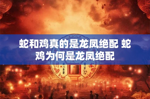 蛇和鸡真的是龙凤绝配 蛇鸡为何是龙凤绝配