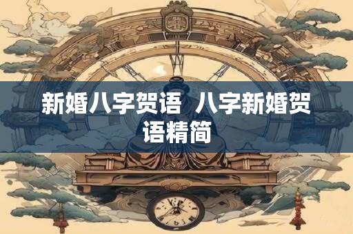 新婚八字贺语  八字新婚贺语精简