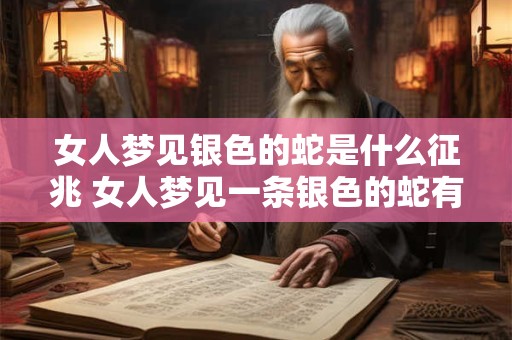 女人梦见银色的蛇是什么征兆 女人梦见一条银色的蛇有什么征兆