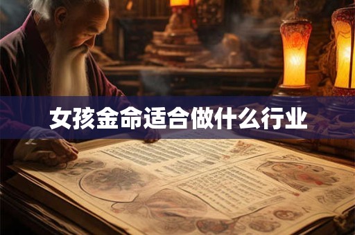 女孩金命适合做什么行业 女孩金命适合做什么行业