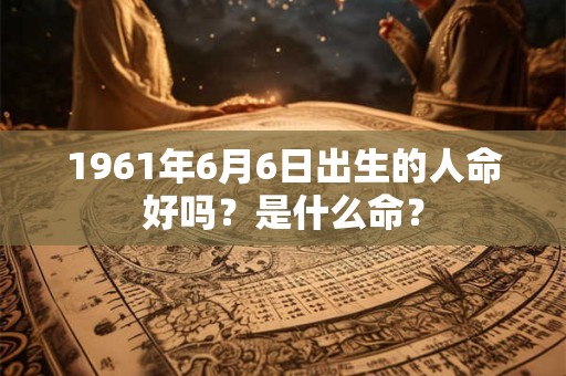 1961年6月6日出生的人命好吗？是什么命？