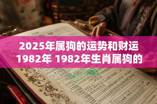 2025年属狗的运势和财运1982年 1982年生肖属狗的人2025年的运势和财运如何