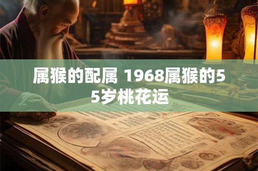 属猴的配属 1968属猴的55岁桃花运
