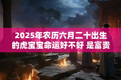 2025年农历六月二十出生的虎宝宝命运好不好 是富贵命吗