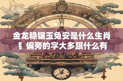 金龙稳锯玉兔安是什么生肖 钅偏旁的字大多跟什么有关