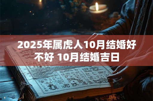 2025年属虎人10月结婚好不好 10月结婚吉日