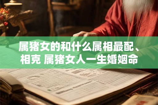 属猪女的和什么属相最配、相克 属猪女人一生婚姻命运