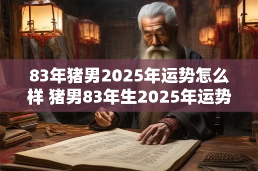 83年猪男2025年运势怎么样 猪男83年生2025年运势如何 83年猪男2025年运势怎么样 猪男83年生2025年运势如何