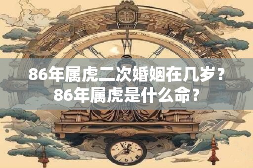 86年属虎二次婚姻在几岁？86年属虎是什么命？
