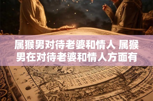 属猴男对待老婆和情人 属猴男在对待老婆和情人方面有何区别