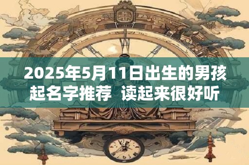 2025年5月11日出生的男孩起名字推荐  读起来很好听