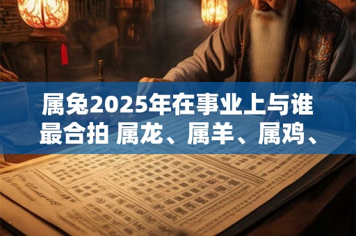 属兔2026年在事业上与谁最合拍 属龙、属羊、属鸡、属猪 属兔2026年在事业上与谁最合拍 属龙、属羊、属鸡、属猪